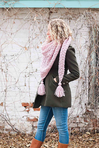 At First Blush Triangle Scarf photo 5