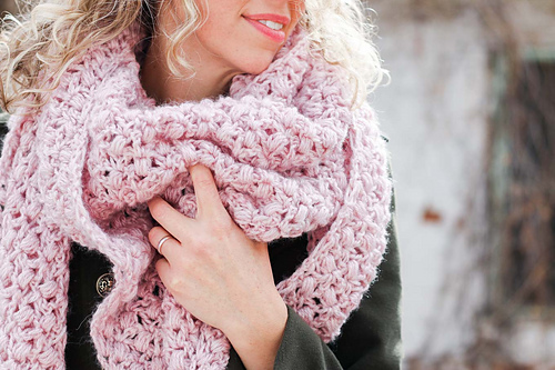 At First Blush Triangle Scarf photo 4