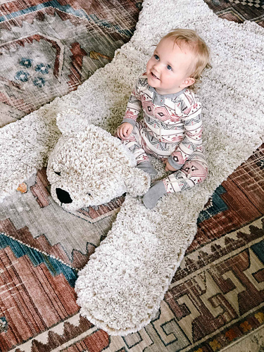Hibernation Bear Blanket Rug photo 6