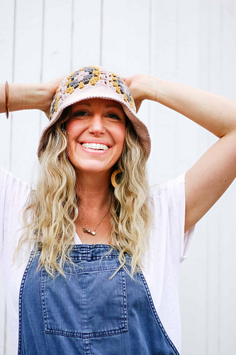 Halcyon Granny Square Bucket Hat photo 7