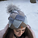 ENTRELAC  Slouchy Hat pattern 
