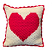 Bubble Heart Pillow pattern 