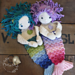 Melly Teddy Ragdoll Shelly & Sandy Mermaid pattern 