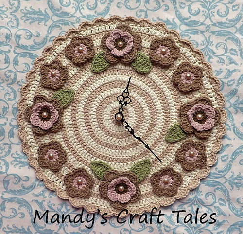 Ravelry: Flower Clock pattern by Mandy Wilken