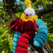 Spiral clown pattern