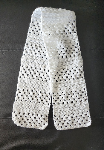 One Skein Granny Rows Scarf photo 5