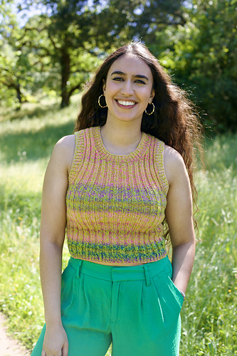 トップス MURRAL / Framed single-flower knit tank トップス MURRAL / Framed single-flower knit tank MURRAL Framed