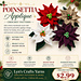 Poinsettia Applique pattern 