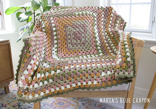 Easy Granny Square Blanket