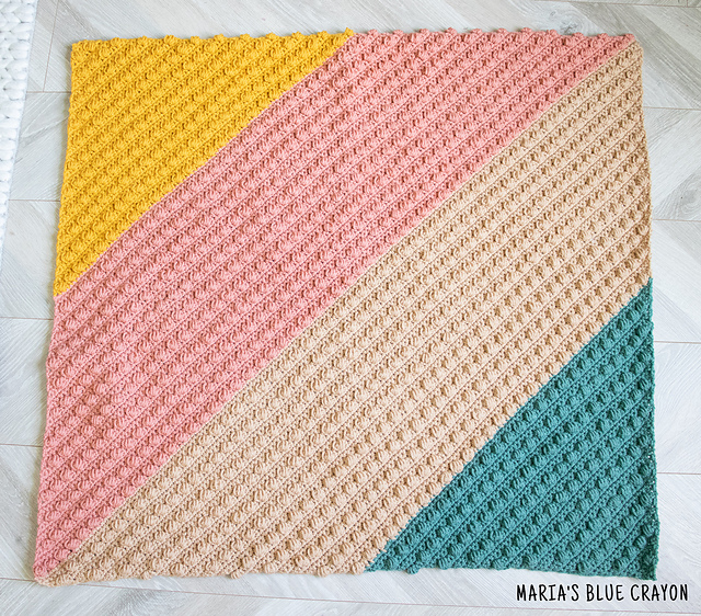 pink bobble blanket