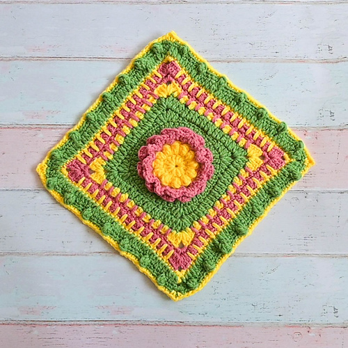 Inez Floral Granny Square