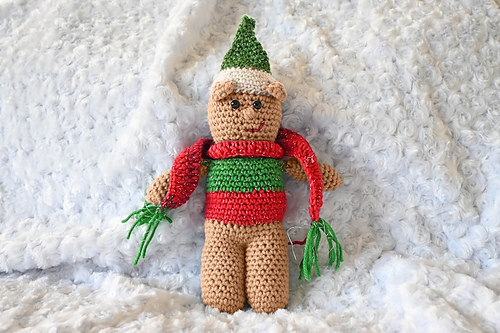 Christmas Bear with Hat and Scarf photo 1