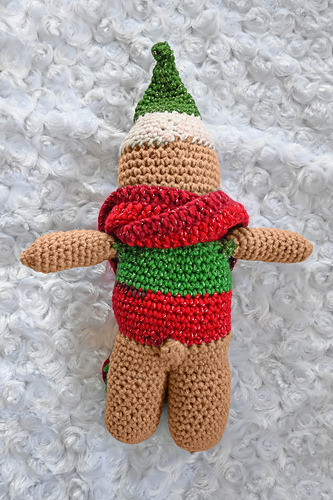 Christmas Bear with Hat and Scarf photo 2