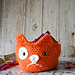 Orange Cat Treat Basket pattern