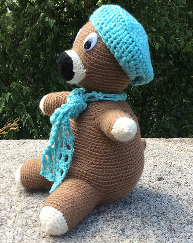 Huggable Pal with Beret and Scarf photo 3