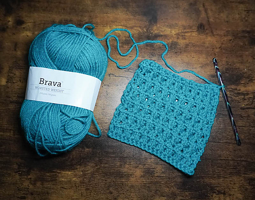 Beehive-stitch-seksjon - Underground Crafter