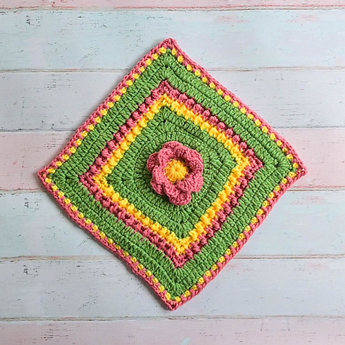 Linda Floral Granny Square