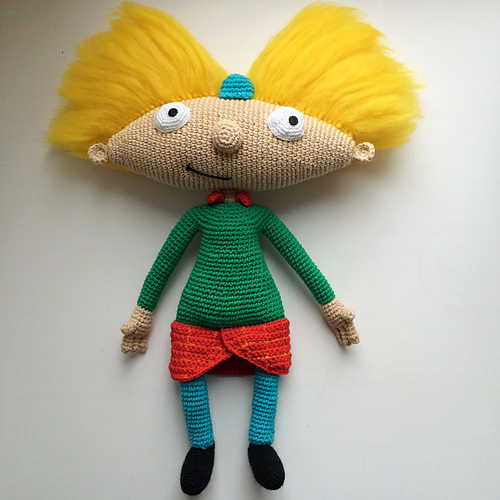 Hey Arnold - amigurushki by MariyaKozlova