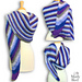 Beginner Garter Stitch Bias Shawl pattern