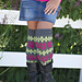 Fair Isle Leg Warmers pattern 