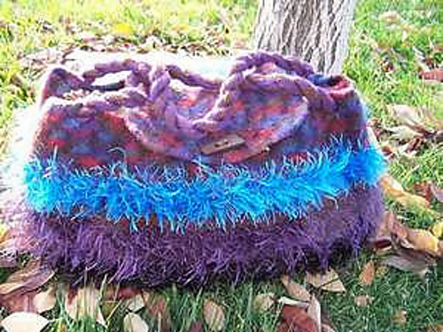 The Felted Crochet Boulder Bag photo 1