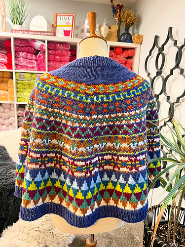 Color Kaleidoscope Poncho photo 3