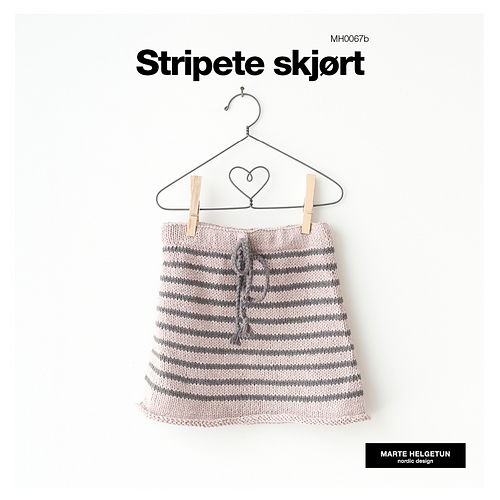 Stripete skjørt - marte