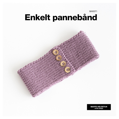 Enkelt pannebånd - marte