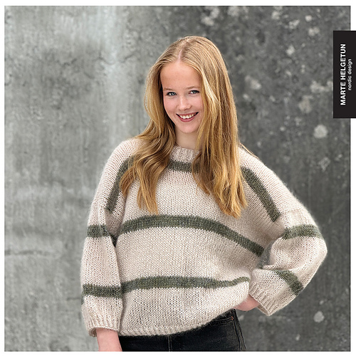 Lett å Lage Genser Striper - Marte Helgetun