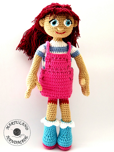 Doll Lucy / Lala Lucynka - MartulandHandmade