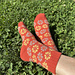 Daisy Drift Socks pattern 