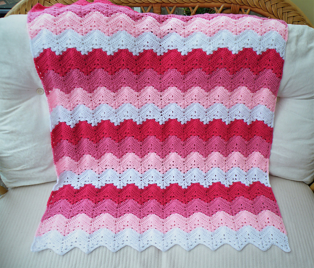 Ravelry Maryfairy's 6 Day Kid Blanket for Baby Maeve Rose
