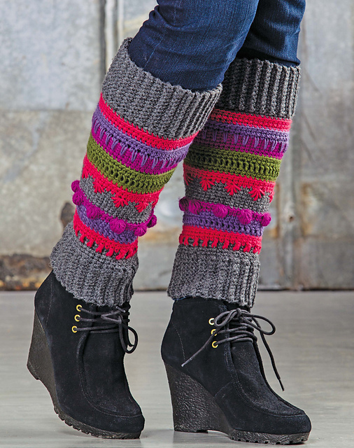 Ravelry Uptown Girl Leg Warmers pattern by Tanis Galik