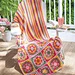 Dahlia Festival Throw pattern 