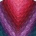 Triangular shawl "Aurelia" pattern
