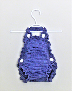 baby girl frilly romper