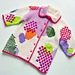 Rainbow Puddles Cardigan pattern 