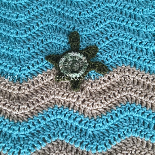 Ravelry: Beach Wave Sea Turtle Blanket pattern by Lainetree Creations