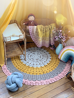 Fiddlesticks Finch version on the floor and Stenli Candy original version on the crib