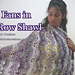Fans in a Row Shawl pattern