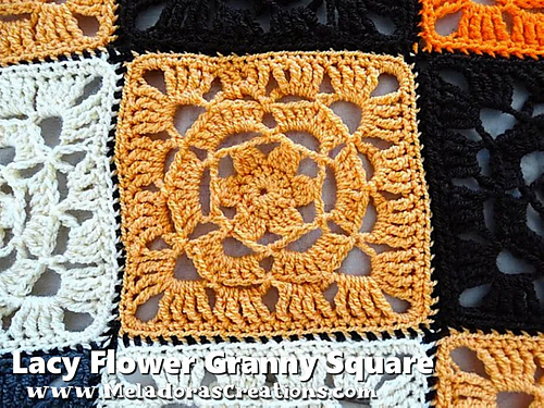 Lacy Flower Granny Square photo 1