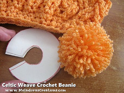 Celtic Weave Crochet Hat photo 3
