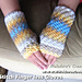 Brick Stitch Fingerless Gloves pattern 