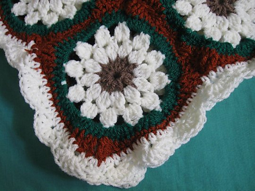 Childs Granny Square Poncho photo 5