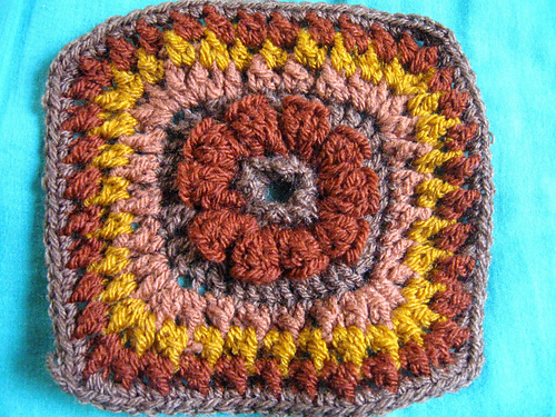 Flower Granny Square 6" photo 11