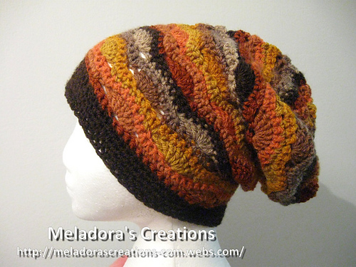 Wavy Stitch Slouch Hat photo 1