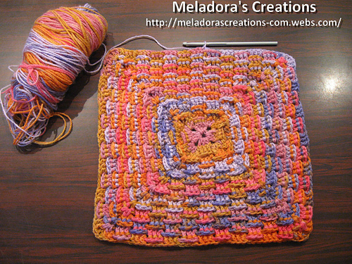 Basket Weave Granny Square photo 5