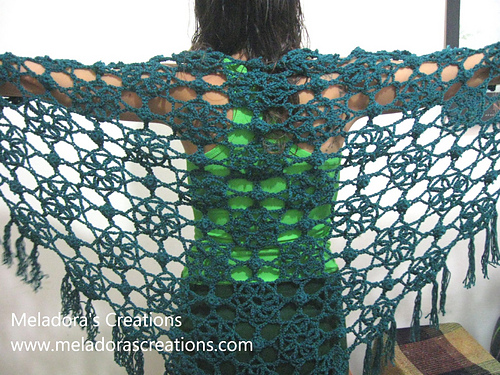 Lacy Flower Shawl photo 7