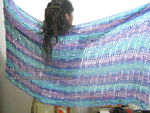 Square Sun Lacy Shawl photo 6