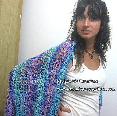 Square Sun Lacy Shawl photo 5
